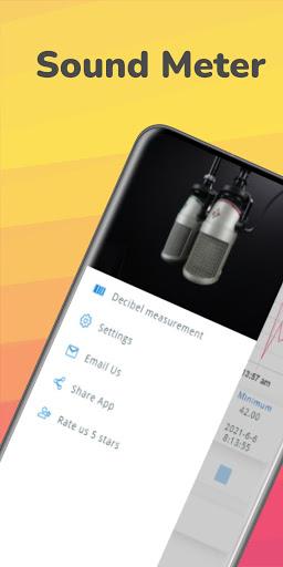 Noise detector & Decibel meter - Image screenshot of android app