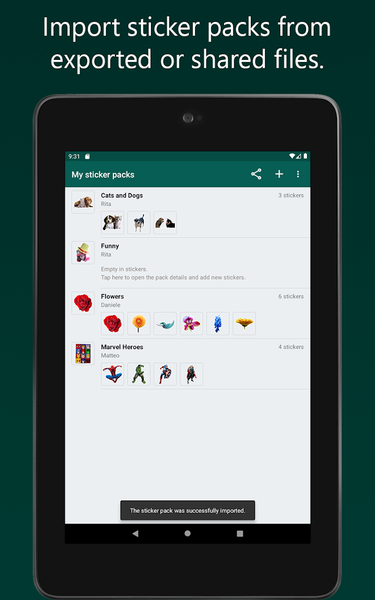 StickersApp - Image screenshot of android app