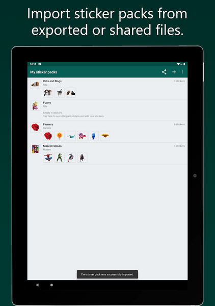 StickersApp - Image screenshot of android app
