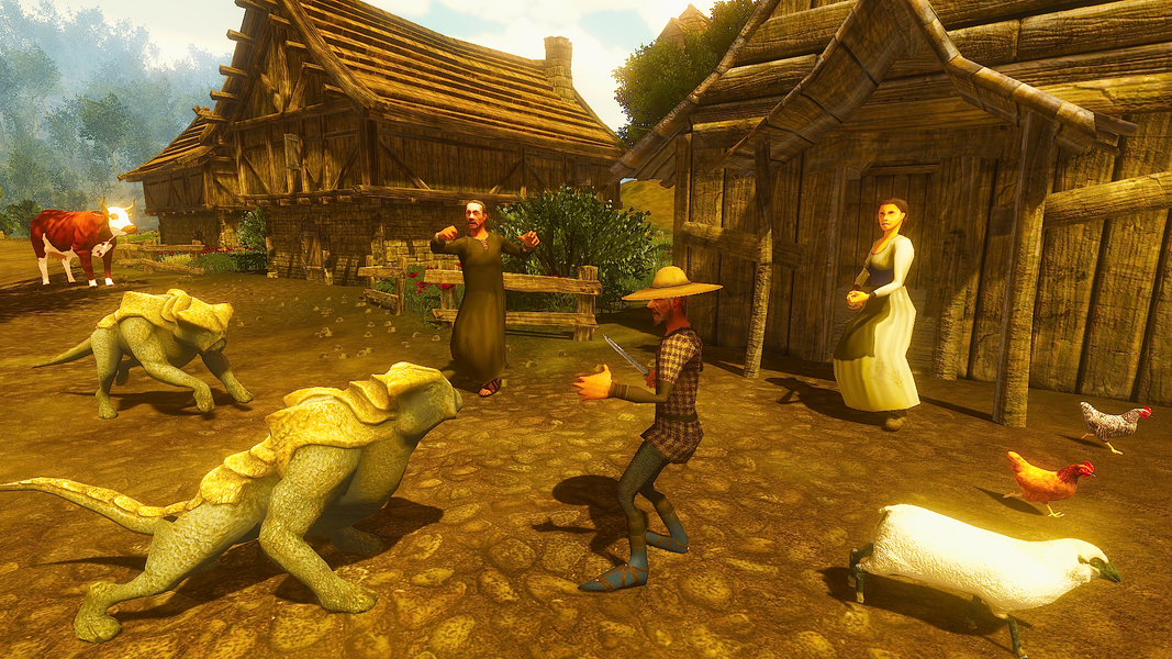 Mutant Lizard Simulator - Gameplay image of android game