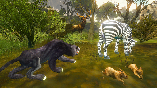 Sabertooth Tiger Simulator - Gameplay image of android game