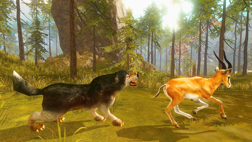 Wolf Leader Life Simulator - Gameplay image of android game