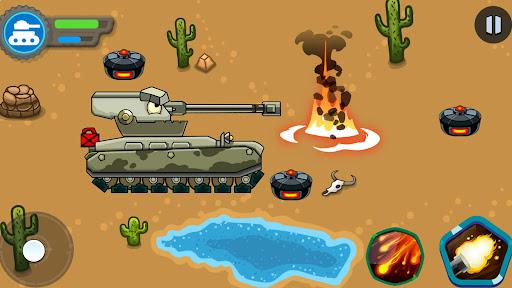 Tank battle: Tanks War 2D - Image screenshot of android app