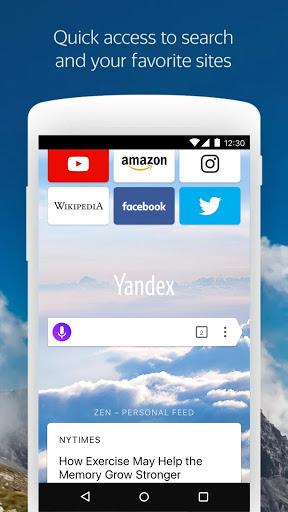 Yandex Browser (alpha) - عکس برنامه موبایلی اندروید