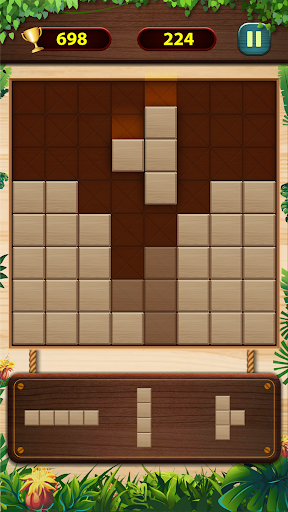 Wood Block Puzzle Classic - 1010 Puzzle Game free - Gameplay image of android game