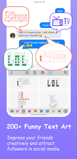 Emoji Keyboard: Fonts, Emojis - عکس برنامه موبایلی اندروید