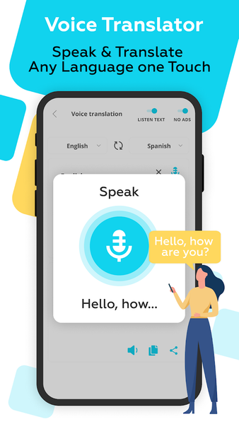 Voice Translator All Languages - عکس برنامه موبایلی اندروید