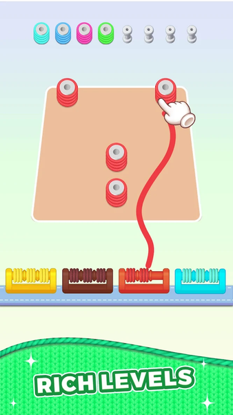 Yarn Dream Room - Gameplay image of android game