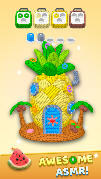 Yarn Match 3D - Gameplay image of android game