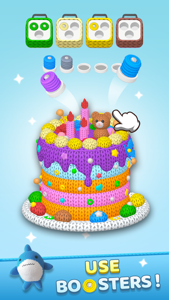 Yarn Match 3D - Gameplay image of android game