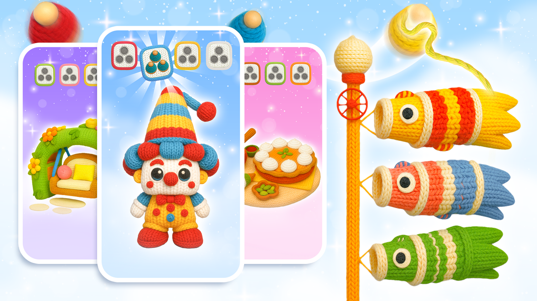 Yarndom: Unravel Puzzle - عکس بازی موبایلی اندروید