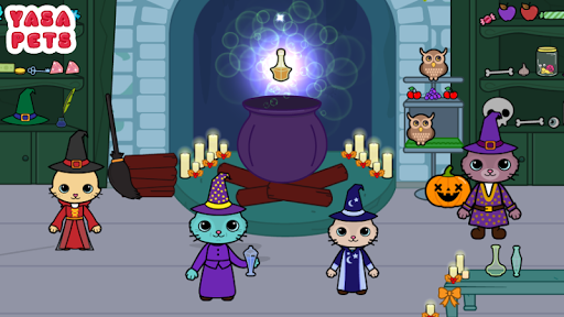 Yasa Pets Halloween - Gameplay image of android game