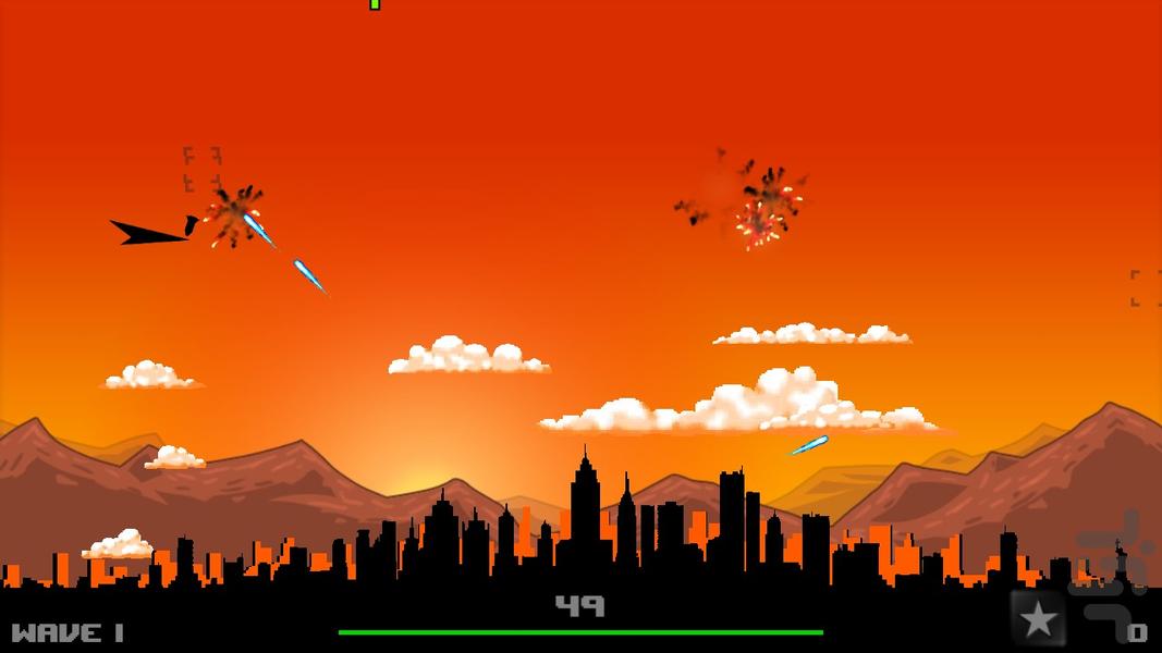 air defense - Gameplay image of android game
