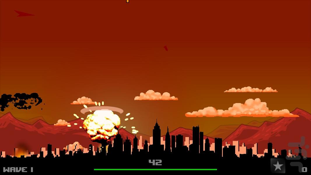 air defense - Gameplay image of android game