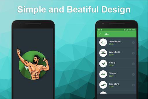 Home Workouts - bodywheight fitness exercises - Image screenshot of android app