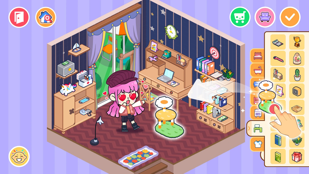 Avatar Home Maker Games World - Gameplay image of android game