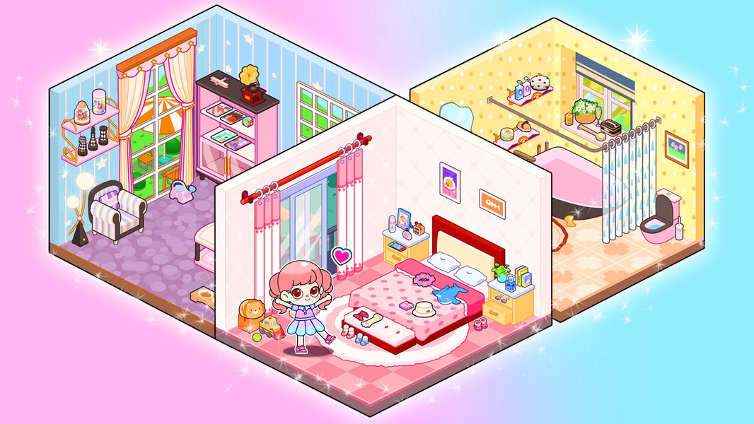 Avatar Home Maker Games World - Gameplay image of android game