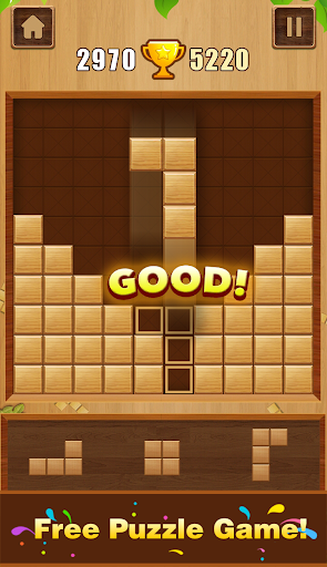 Wood Block Puzzle - Gameplay image of android game
