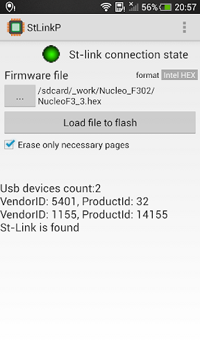 StLinkP - Stm32 updater - عکس برنامه موبایلی اندروید