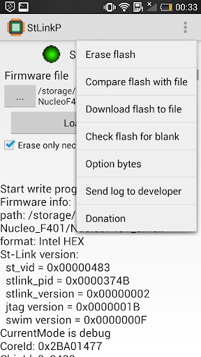 StLinkP - Stm۳۲ updater - عکس برنامه موبایلی اندروید