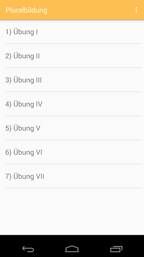 Pluralbildung - German Nouns - Image screenshot of android app