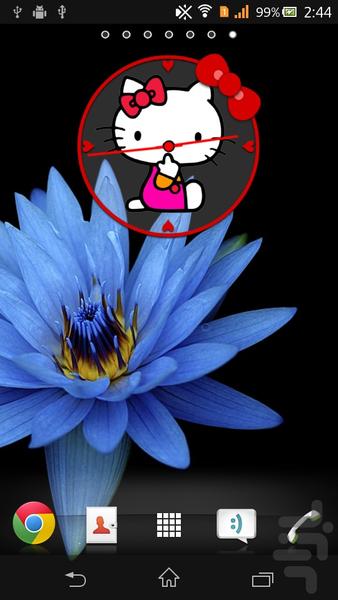 Hello Kitty Clock lite - Image screenshot of android app