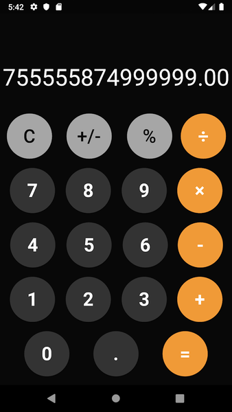 Calculator App - IOS calculator experience - عکس برنامه موبایلی اندروید