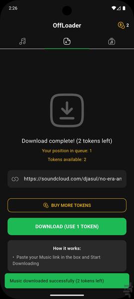 آفلودر - عکس برنامه موبایلی اندروید