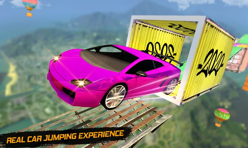 Ramp Stunt Racing Car Game 3D - Gameplay image of android game