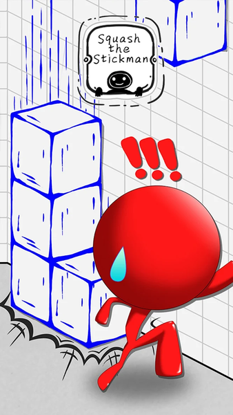 Squash the Stickman - Gameplay image of android game