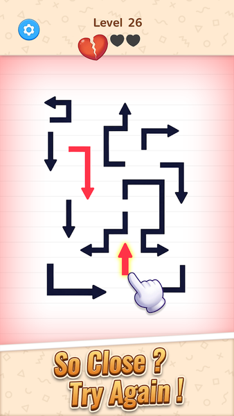 Arrow Way: Tap Away Puzzle - Gameplay image of android game