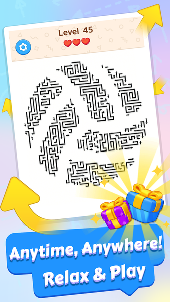 Arrow Way: Tap Away Puzzle - Gameplay image of android game