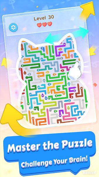 Arrow Way: Tap Away Puzzle - Gameplay image of android game
