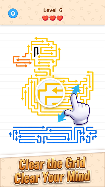 Arrow Way: Tap Away Puzzle - Gameplay image of android game