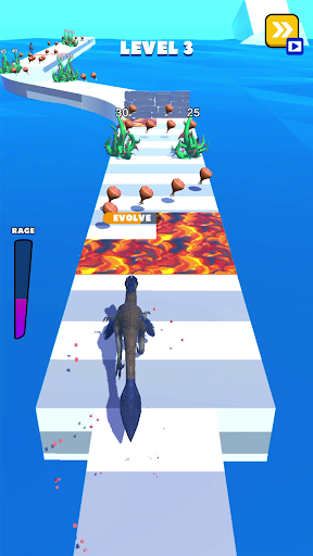Dino Run 3D - Dinosaur Rush - Image screenshot of android app