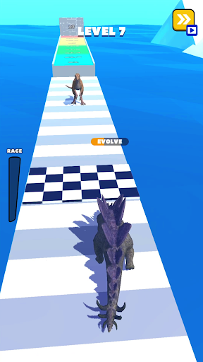 Dino Run 3D - Dinosaur Rush - Image screenshot of android app
