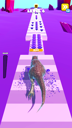 Dino Run 3D - Dinosaur Rush - Image screenshot of android app