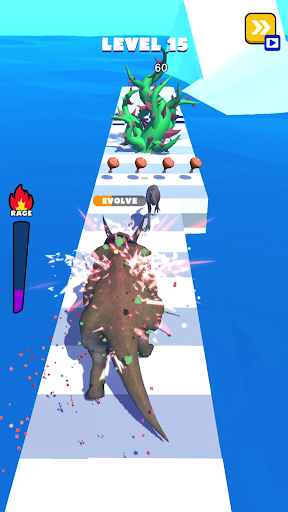 Dino Run 3D - Dinosaur Rush - Image screenshot of android app