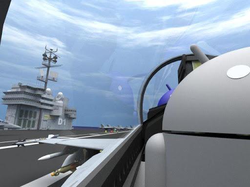 F18 Carrier Takeoff - Gameplay image of android game