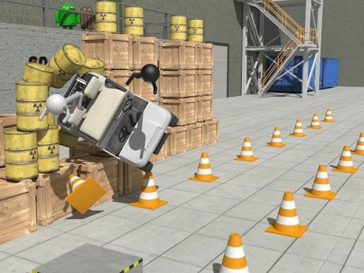 Stickman Crash Testing ① - Gameplay image of android game