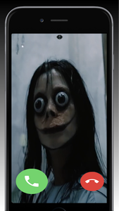 CREEPY Momo Prank video call - Image screenshot of android app