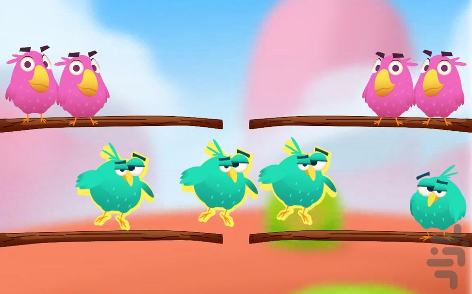 Bird Sort Puzzle game - Gameplay image of android game