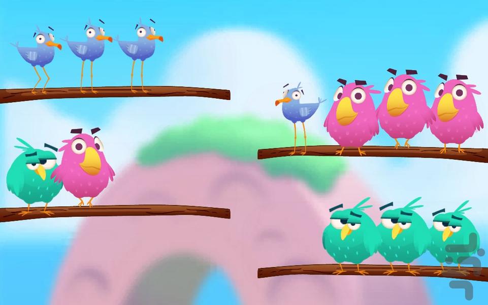 Bird Sort Puzzle game - Gameplay image of android game