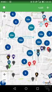 بانک یاب تهران - عکس برنامه موبایلی اندروید