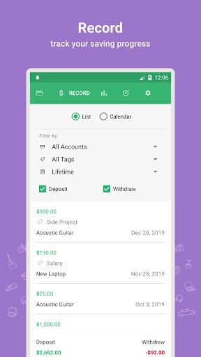 Thriv - Savings Goal Tracker - عکس برنامه موبایلی اندروید