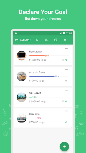 Thriv - Savings Goal Tracker - Image screenshot of android app
