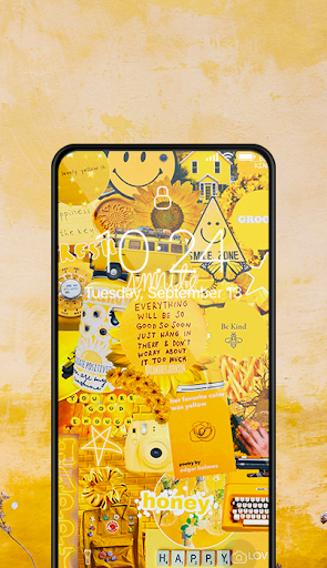 Yellow Wallpaper - Image screenshot of android app