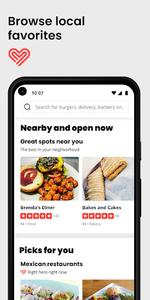 Yelp: Food, Delivery & Reviews - عکس برنامه موبایلی اندروید