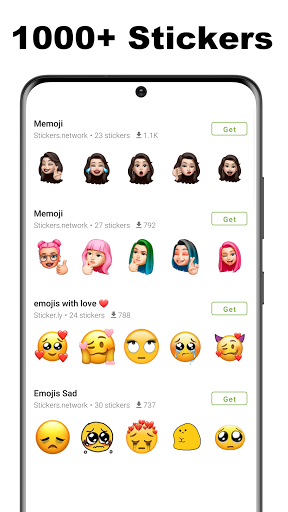 Memoji Stickers Maker (Animated) - WAStickerApps - Image screenshot of android app