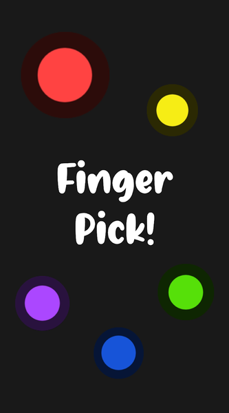 FingerPick- Random select game - Image screenshot of android app